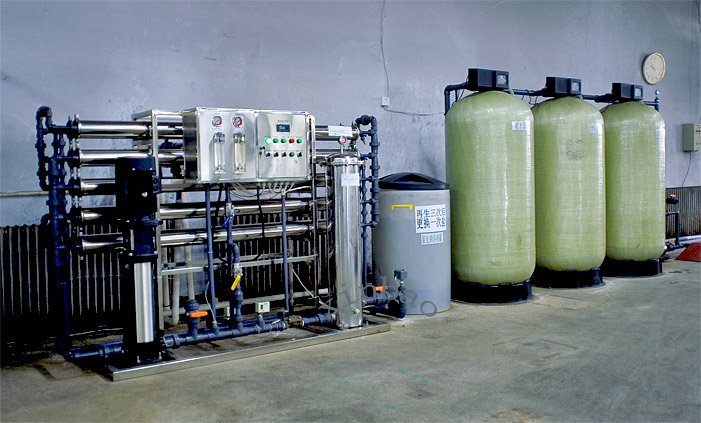 Sistema 2000LPH RO + Sistema demineralizzato per lavaggio profili in alluminio